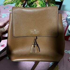 Kate Spade medium backpack hayes/rucksack/tassel brown